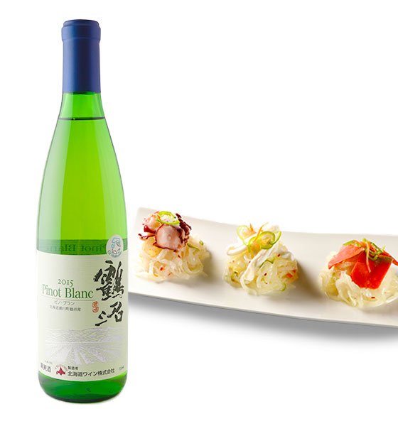 北海道ワイン 鶴沼ピノ ブラン 紅鮭マリネー いかマリネー たこマリネー Sakeぐる お酒とグルメ セット通販 特別なギフトを大切な方や自分に
