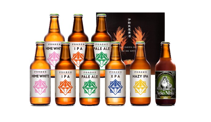 伊勢角屋麦酒 original 6種9本セット(ペールエール・ヒメホワイト・IPA/XPA・HAZY IPA・ねこにひき)