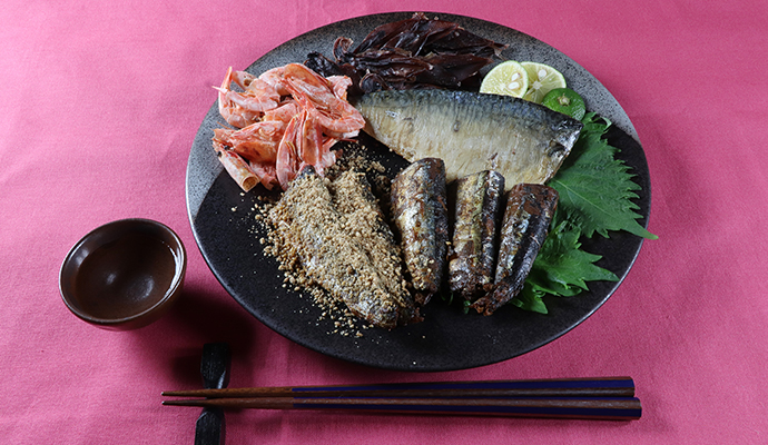 米鶴酒造 純米 まほろば／酒の肴詰合せ