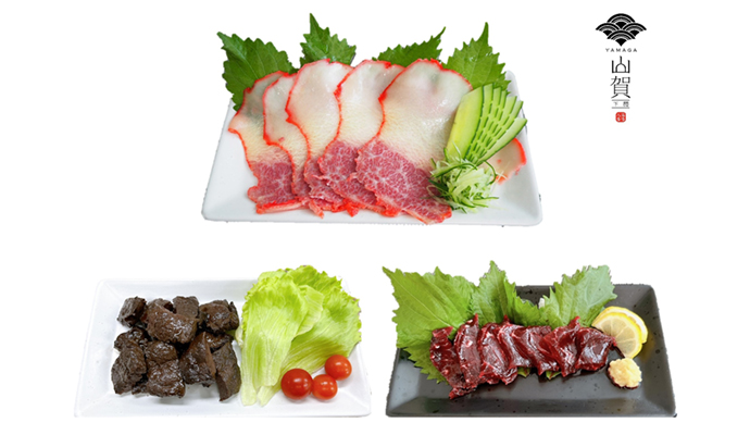 はつもみぢ 原田 純米吟醸/鯨ベーコン・刺身・焼肉セット