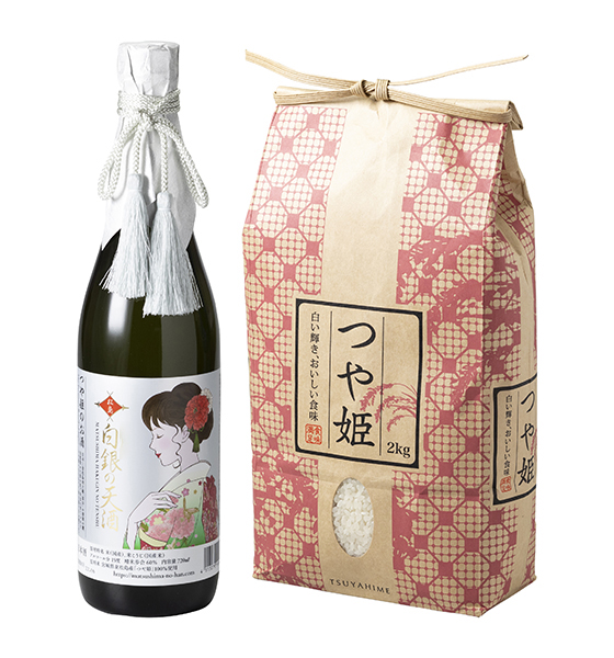松島農販 白銀の天酒つや姫 純米大吟醸酒/宮城県産つや姫